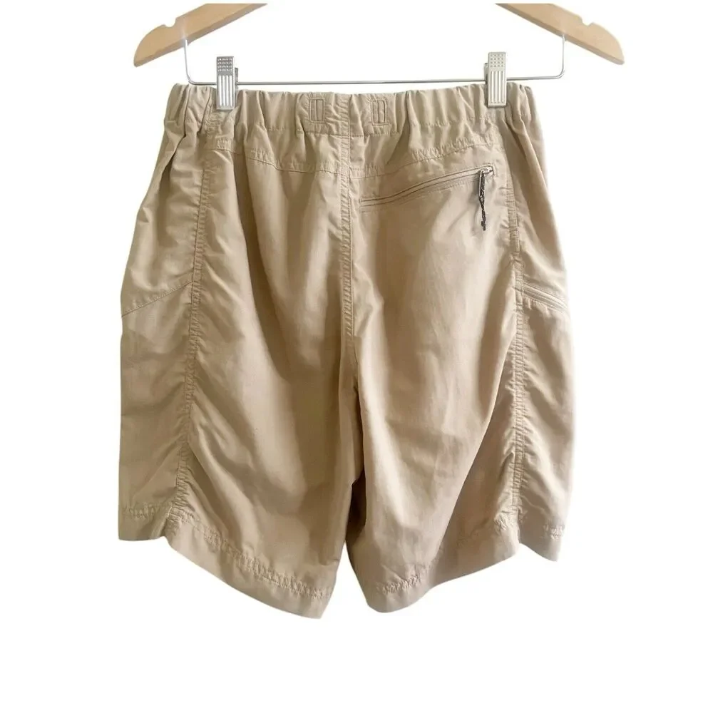 Patagonia Men’s Cargo Shorts Size Small Tan Outdoors Hiking Stretch Waist Nylon - Picture 5 of 11